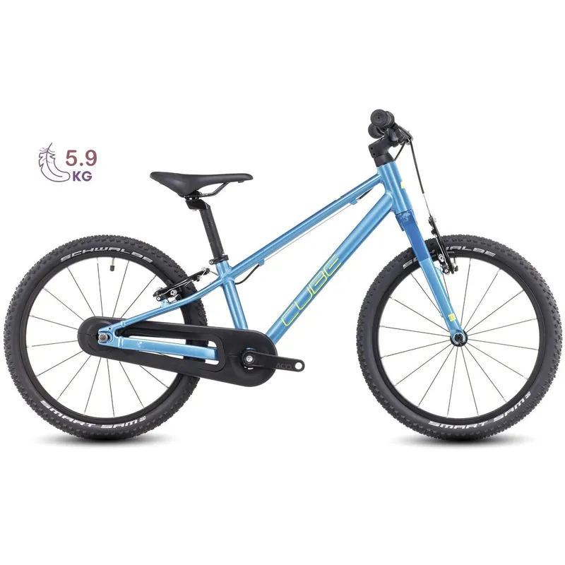 BICICLETA COPII CUBE NUMOVE 180 ALBASTRU/LIME 18INCH Cumpără online
