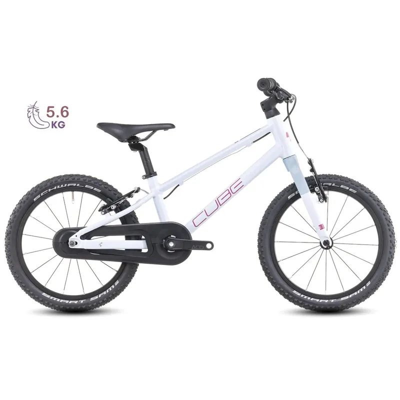 BICICLETA COPII CUBE NUMOVE 160 ALB/ROZ 16INCH Reducere specială