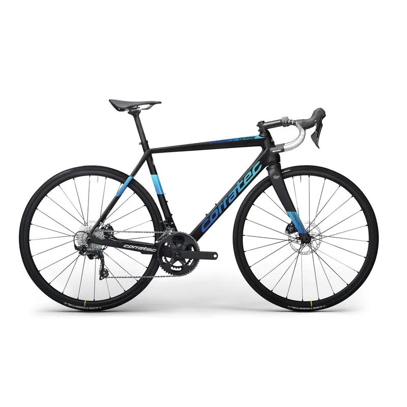 Ofertă de sezon Bicicleta sosea Corratec CCT Team Pro Disc 54cm negru/albastru